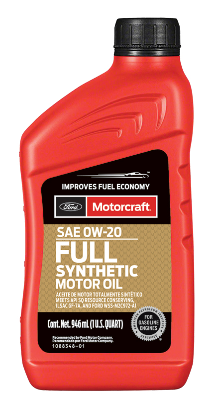 SAE 0W-20 Full Synthetic Motor Oil