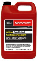 Yellow Prediluted Antifreeze/Coolant