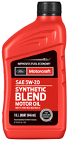 SAE 5W-20 Synthetic Blend Motor Oil